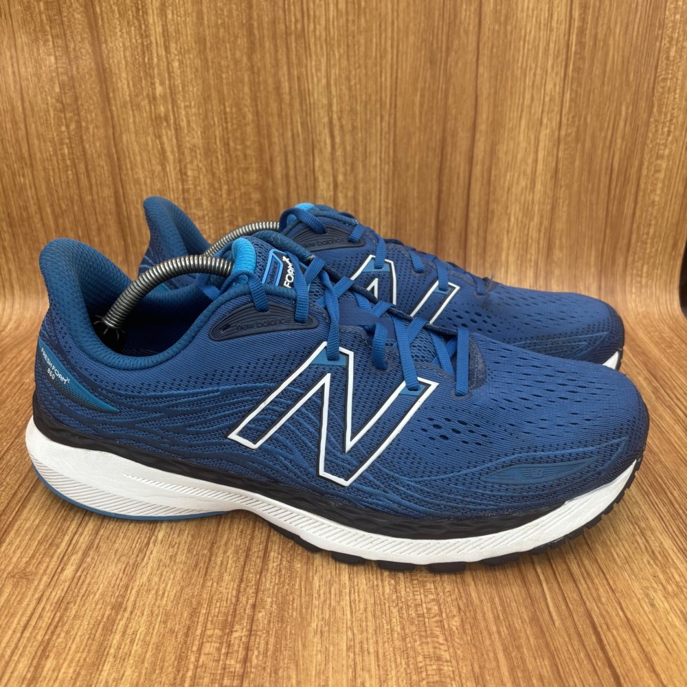 New Balance Fresh Foam 860v12 Mens 12 2E Blue Running Shoes M860B12 Wide